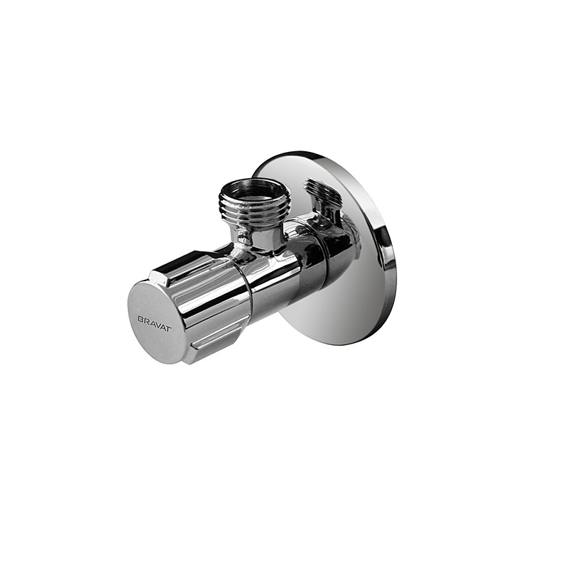 Van góc chia nước bồn cầu Bravat D527CP-ENG