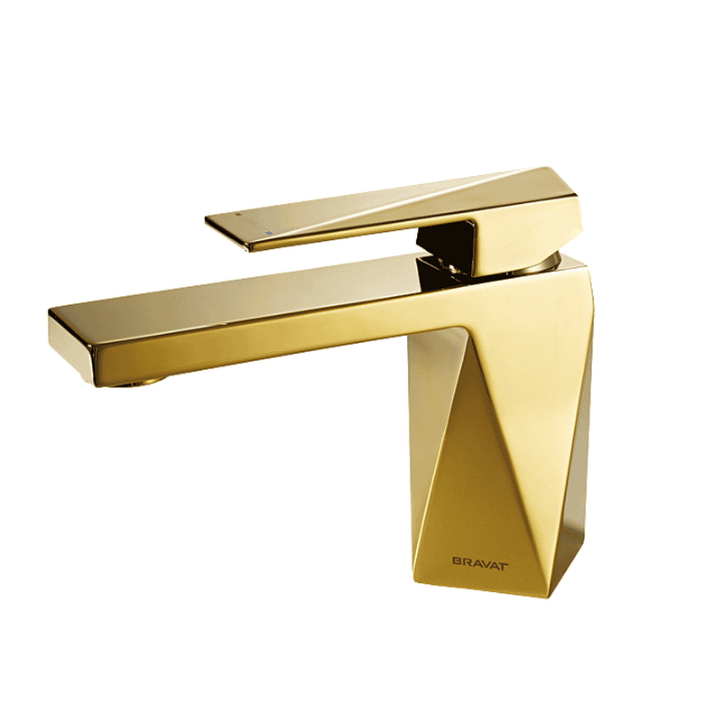 Vòi rửa mặt Lavabo mạ vàng BRAVAT F176110G-ENG