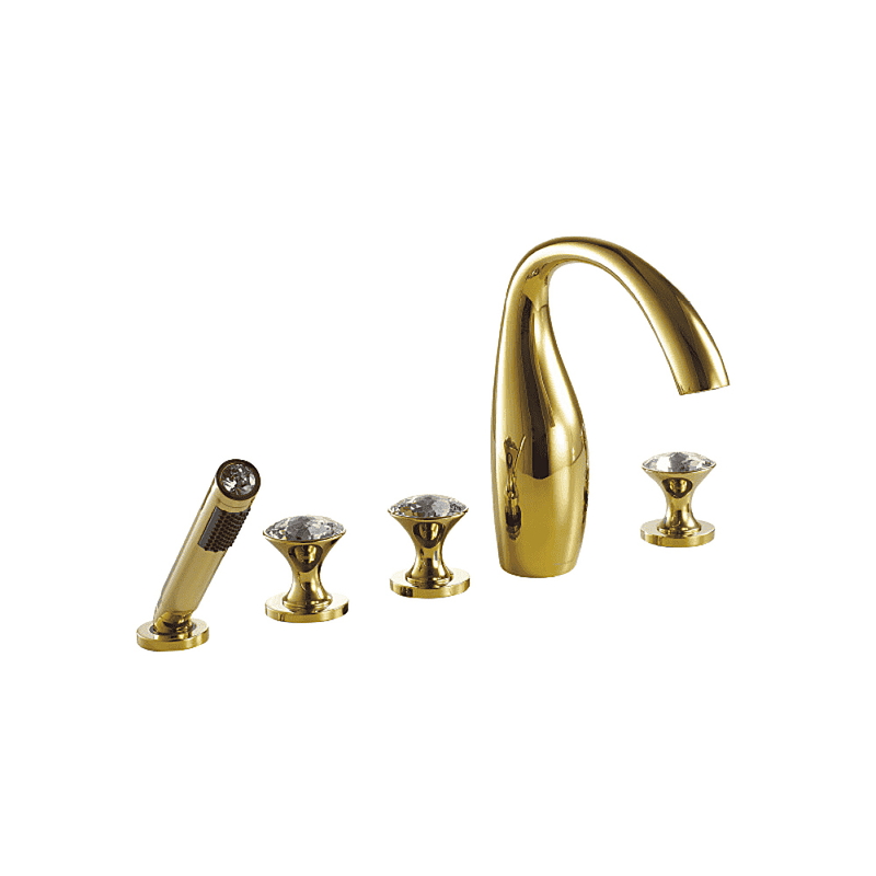 Vòi xả bồn tắm gắn bồn Bravat F54287G-ENG