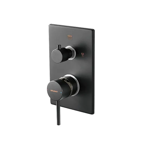 Bộ điều chỉnh nhiệt độ sen tắm Bravat P69193K-2-ENG