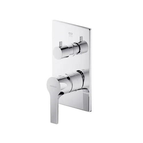 Bộ điều chỉnh nhiệt độ sen tắm Bravat P69219CP-2-ENG