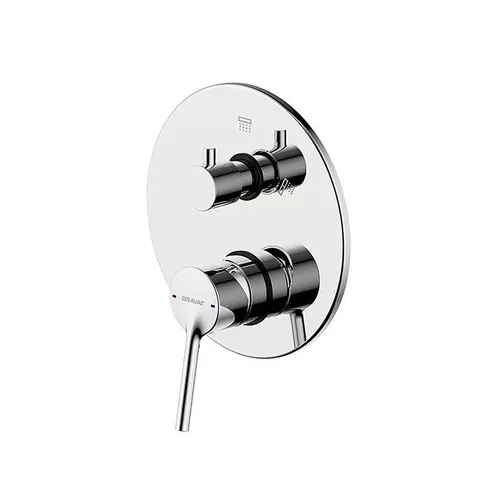 Bộ điều chỉnh nhiệt độ sen tắm Bravat PB8172217CP-2-ENG