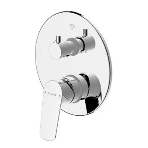 Bộ điều chỉnh nhiệt độ sen tắm Bravat PB8429564CP-3-ENG