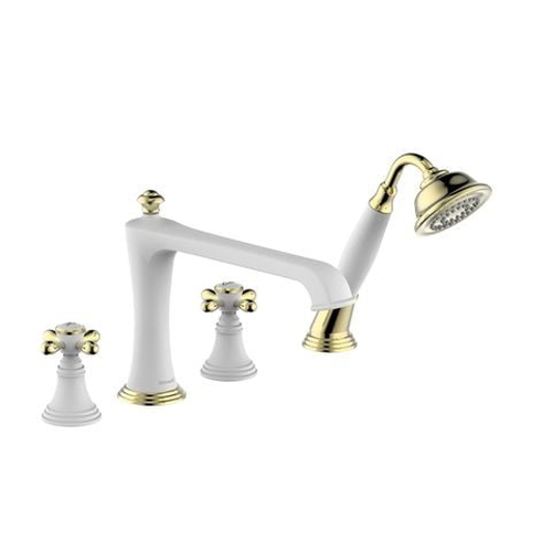 Vòi xả bồn tắm gắn bồn cao cấp Bravat F551199NP-BAF-ENG