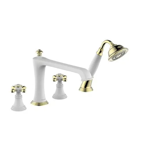 Vòi xả bồn tắm gắn bồn cao cấp Bravat F551199NP-BAF-ENG