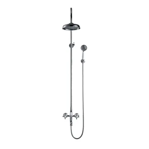 Sen tắm cây đứng nóng lạnh Bravat F651199CP-A-ENG