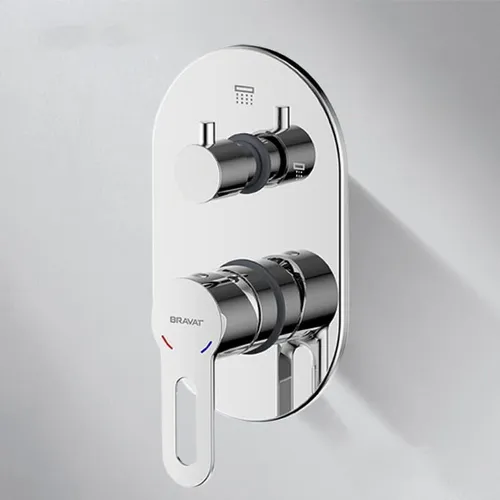 Bộ điều chỉnh nhiệt độ sen tắm Bravat PB8353387CP-2A-ENG
