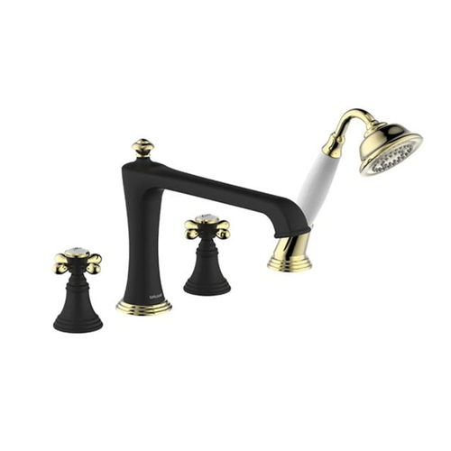 Vòi xả bồn tắm gắn bồn cao cấp Bravat F55193BW-BAF