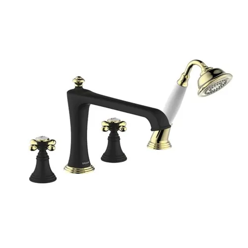 Vòi xả bồn tắm gắn bồn cao cấp Bravat F55193BW-BAF