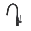 Vòi rửa bát nóng lạnh màu đen Bravat F7164208BW-1B