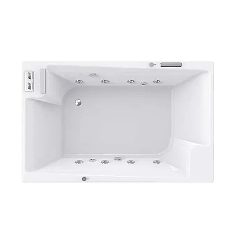 Bồn tắm âm sàn massage cao cấp BRAVAT B25704DW-4 1.7m