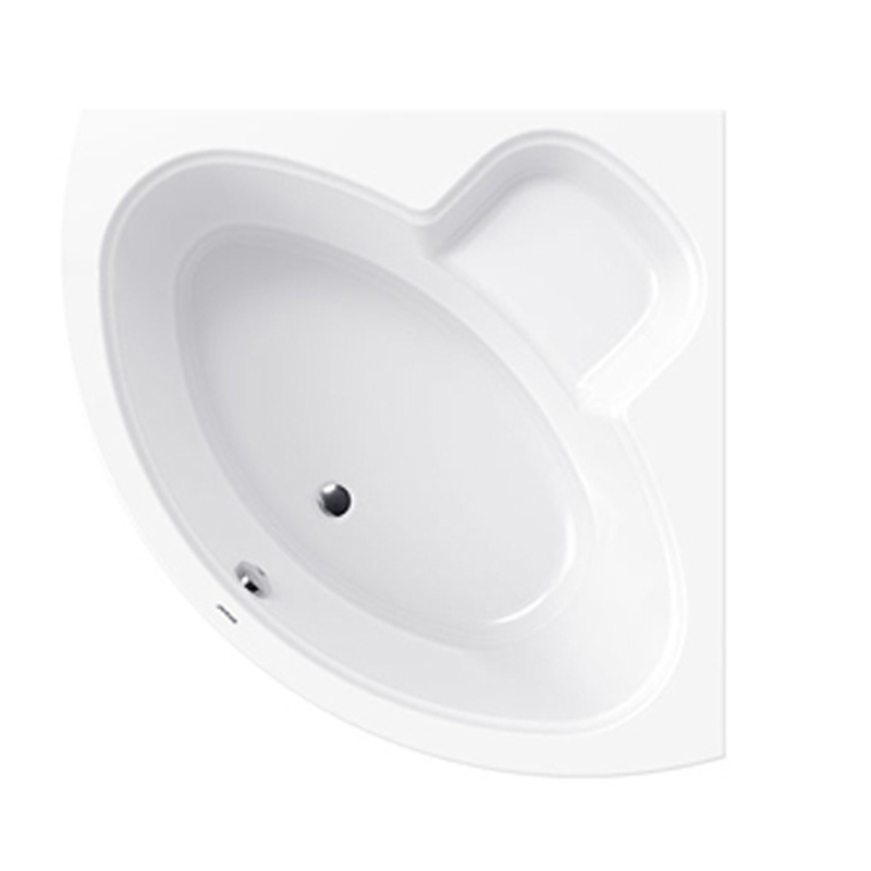 Bồn tắm góc đặt sàn cao cấp BRAVAT B25413W 1.4m