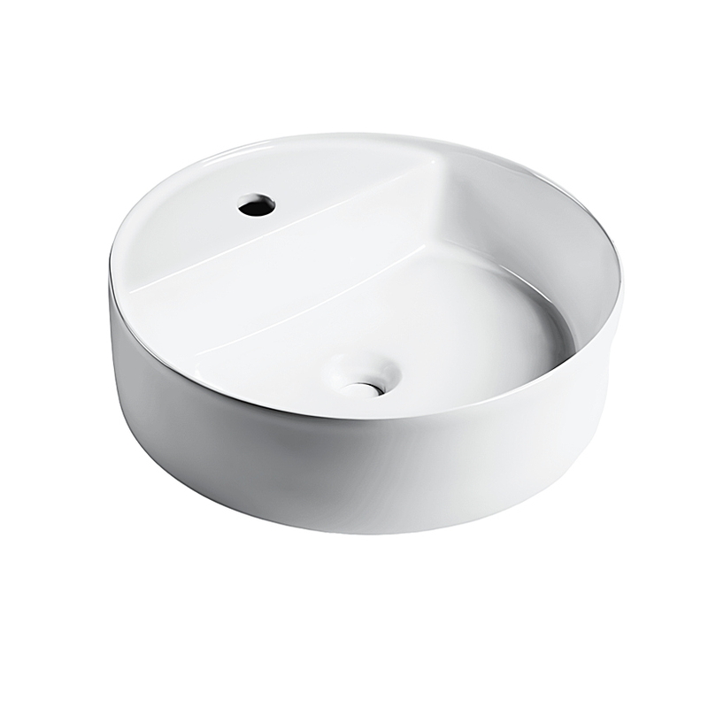 Chậu rửa mặt dương bàn cao cấp BRAVAT C22284W-1-ENG