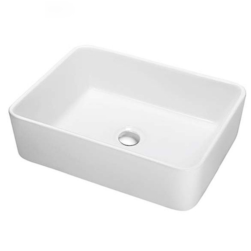 Chậu rửa mặt dương bàn cao cấp BRAVAT C22328W-ENG