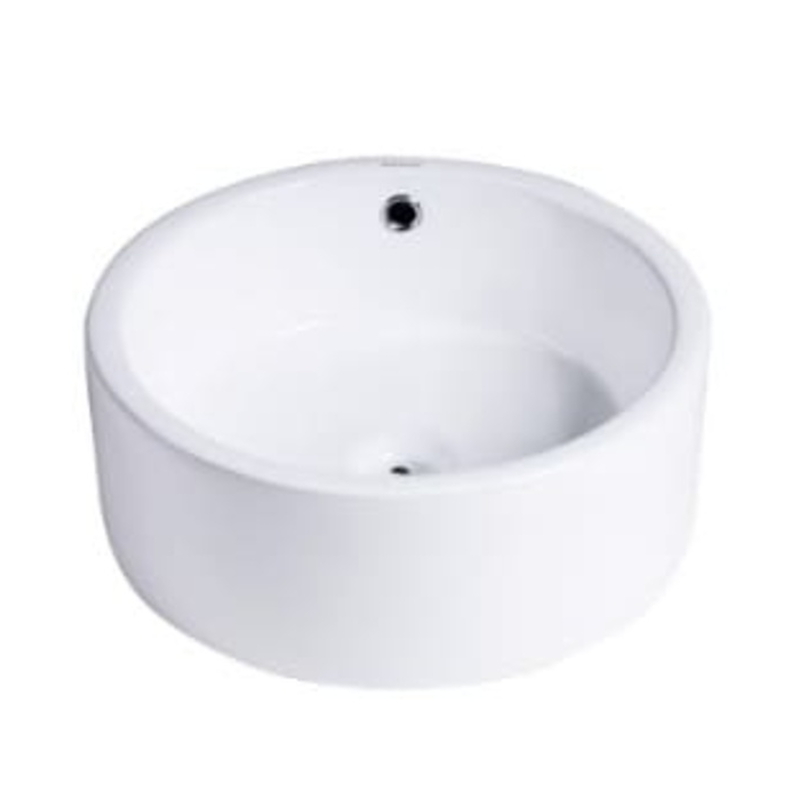 Chậu rửa mặt dương bàn cao cấp BRAVAT C22334W-ENG