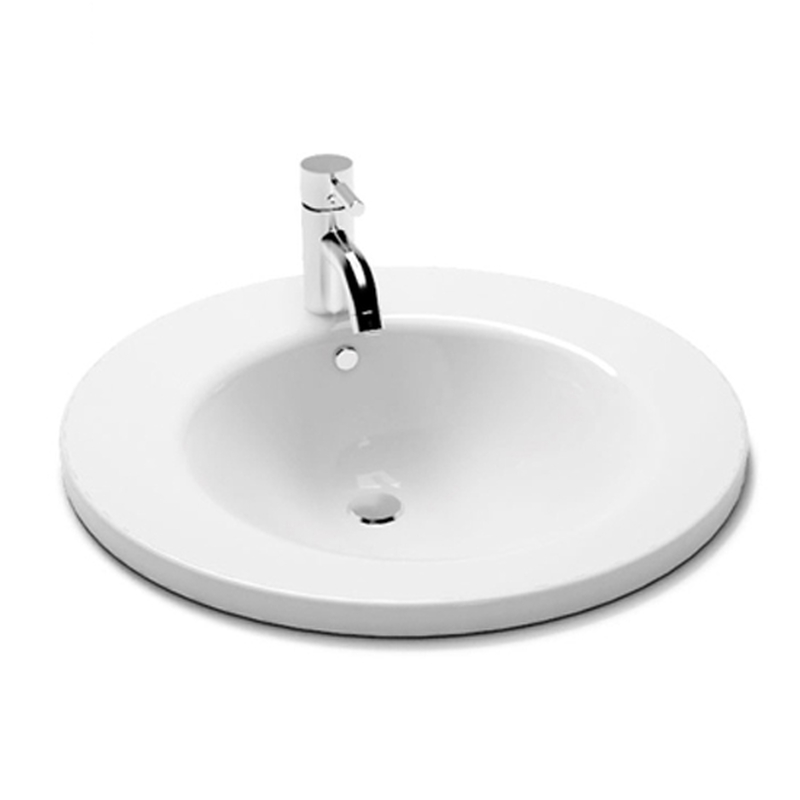 Chậu rửa mặt dương vành BRAVAT C2206W-1-ENG