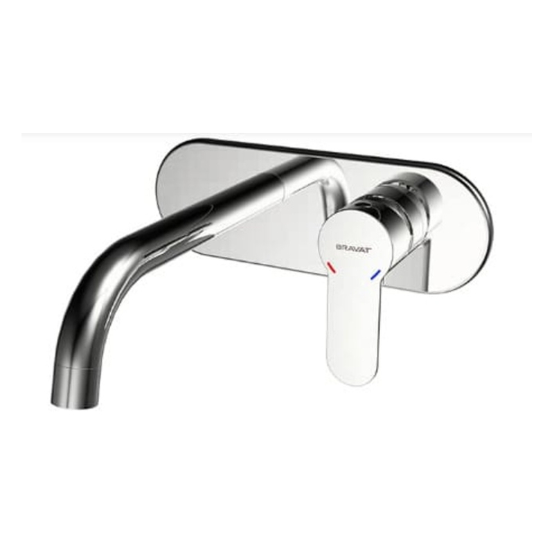 Vòi chậu Lavabo âm tường BRAVAT P69177C-ENG