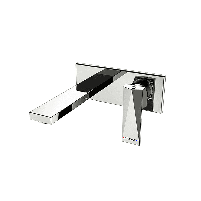 Vòi chậu Lavabo gắn tường BRAVAT P69181C-ENG
