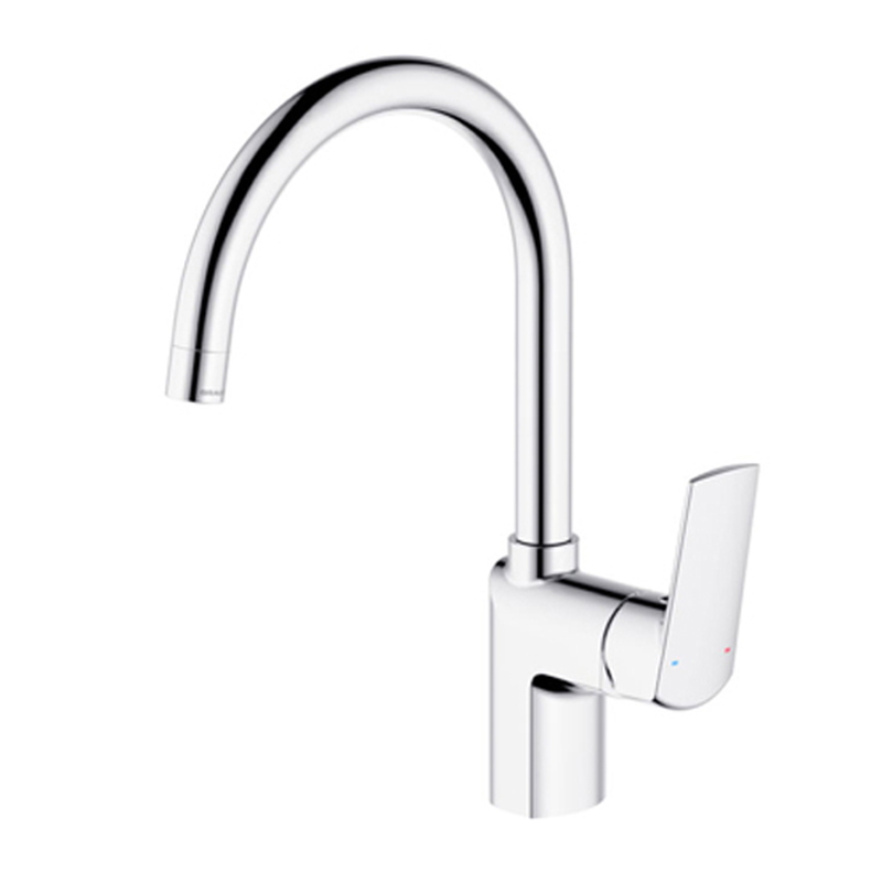 Vòi rửa bát nóng lạnh cao cấp Bravat F7121179CP-1A-ENG