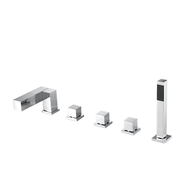 Vòi xả bồn tắm gắn bồn Bravat F564124C-1-ENG