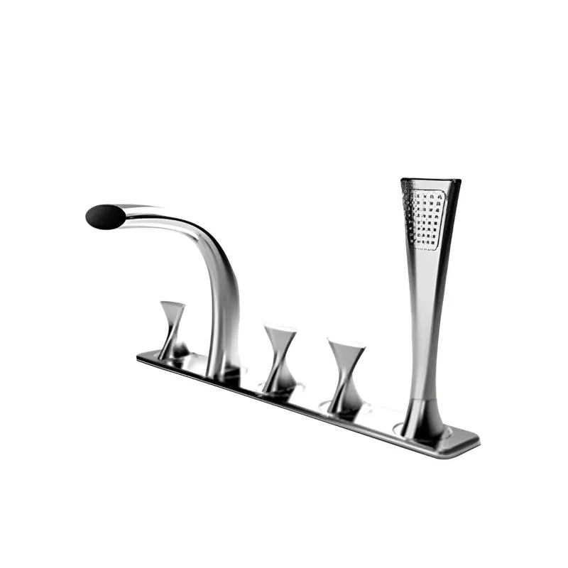 Vòi xả bồn tắm gắn bồn cao cấp Bravat F54691C-ENG