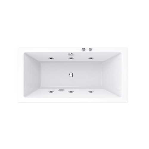 Bồn tắm âm sàn massage cao cấp BRAVAT B25609DW-2 1.6m