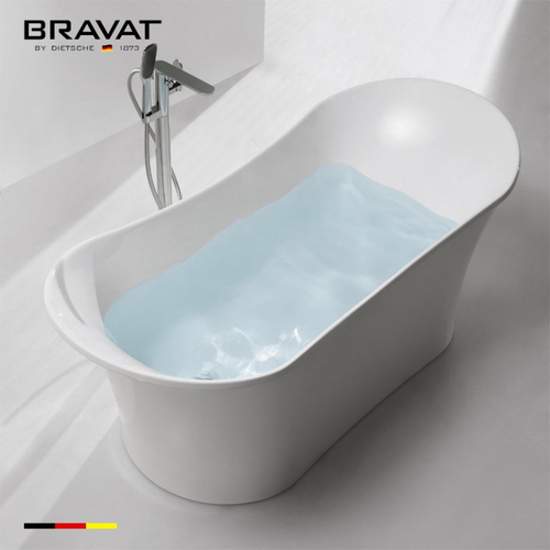 Bồn tắm đặt sàn cao cấp BRAVAT B25827TW-5 1.8m