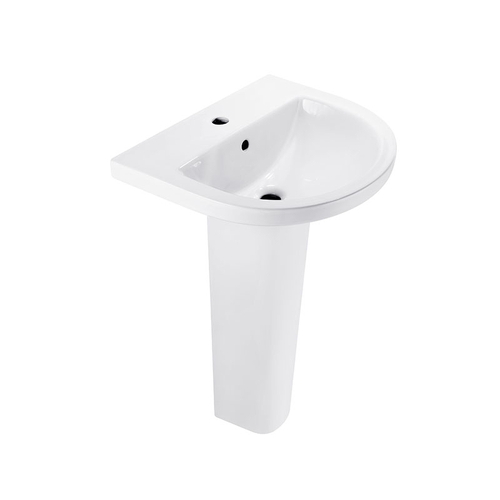 Chậu rửa mặt treo tường chân dài BRAVAT C22330W-1-ENG