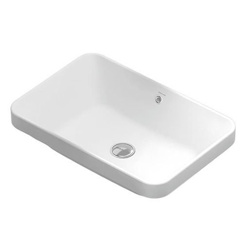 Chậu rửa mặt dương vành BRAVAT C22206W-ENG