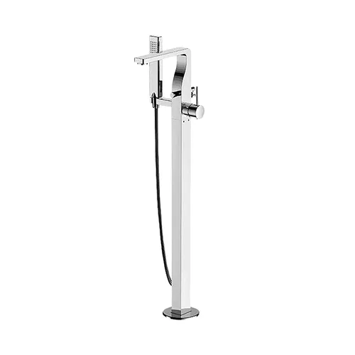 Vòi xả bồn tắm đặt sàn cao cấp Bravat F656101C-B3-ENG
