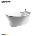 Bồn Tắm Đặt Sàn BRAVAT B25548TW-1W 1.5m