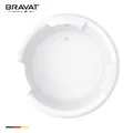 Bồn Tắm Tròn Đặt Sàn BRAVAT B25615W 1.6m