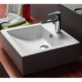 Chậu Lavabo Dương Bàn BRAVAT C2296W-1-ENG