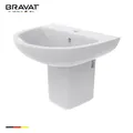 Chậu Lavabo Treo Tường BRAVAT CX04008W-1A-ENG