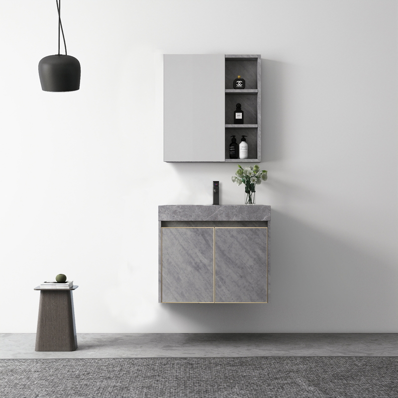 Bộ tủ chậu cao cấp đèn Led Mowoen MW6806S-60 600x480mm