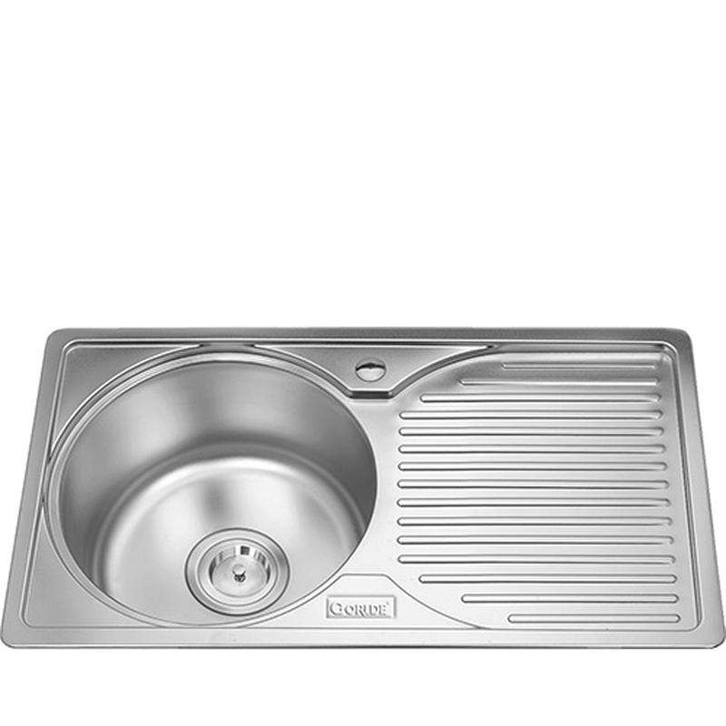Chậu rửa bát 1 hố 1 bàn Inox GORLDE GD0290 (GD-0290)