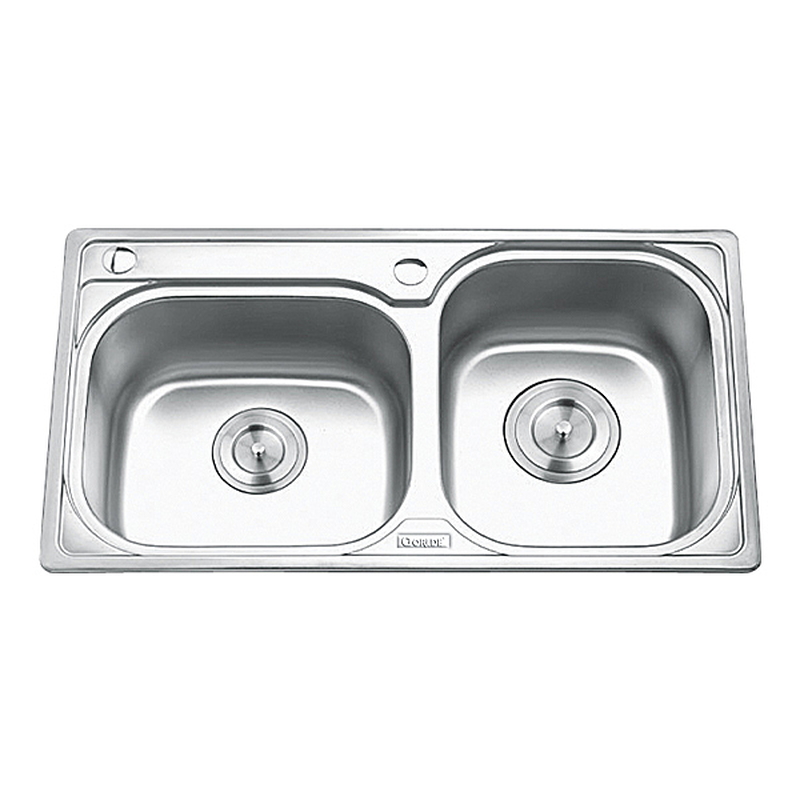 Chậu rửa bát 2 hố lệch Inox GORLDE GD-5302