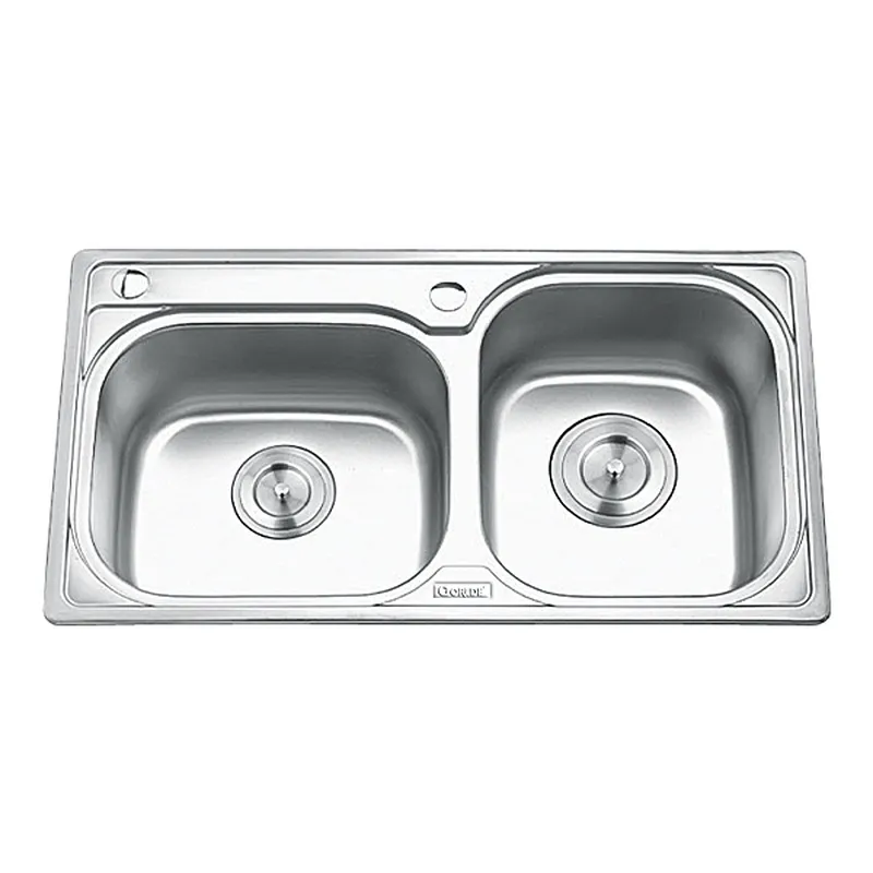 Chậu rửa bát 2 hố lệch Inox GORLDE GD-5302