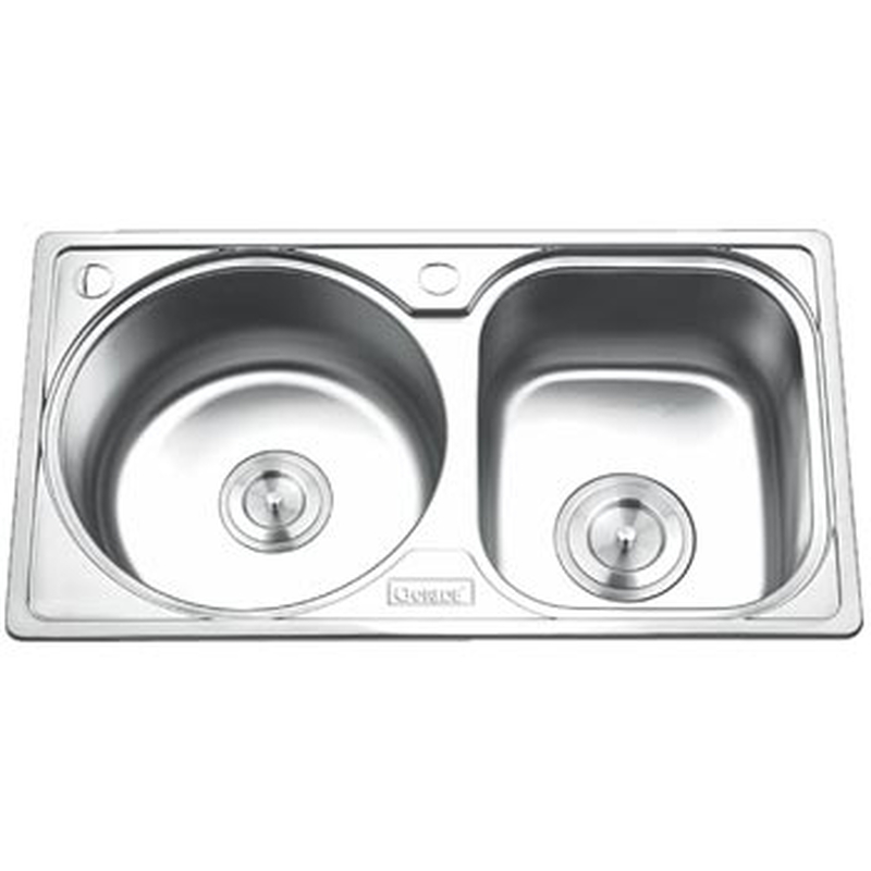 Chậu rửa bát 2 hố lệch Inox GORLDE GD5012 (GD-5012)
