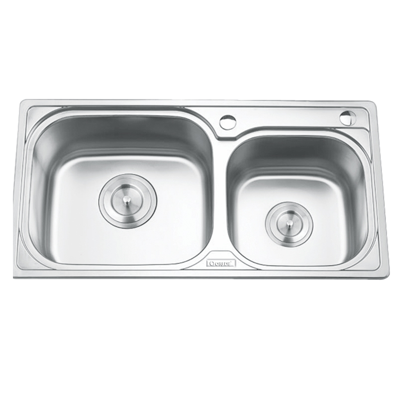 Chậu rửa bát 2 hố lệch Inox GORLDE GD5102 (GD-5102)