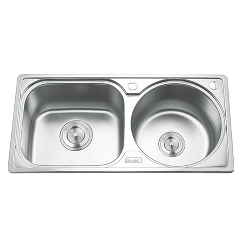 Chậu rửa bát 2 hố lệch Inox GORLDE GD5312 (GD 5312)