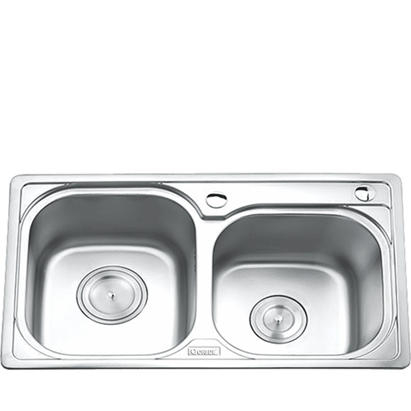 Chậu rửa bát 2 hố lệch Inox GORLDE GD5402 (GD-5402)