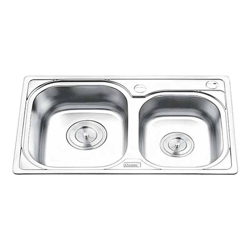 Chậu rửa bát 2 hố lệch Inox GORLDE GD5502 (GD-5502)
