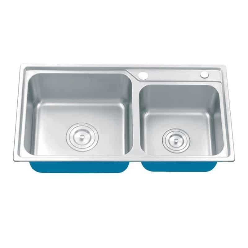 Chậu rửa bát 2 hố SUS 304 Gorlde GD-930