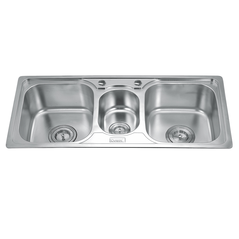 Chậu rửa bát 3 hố Inox GORLDE GD5630 (GD-5630)