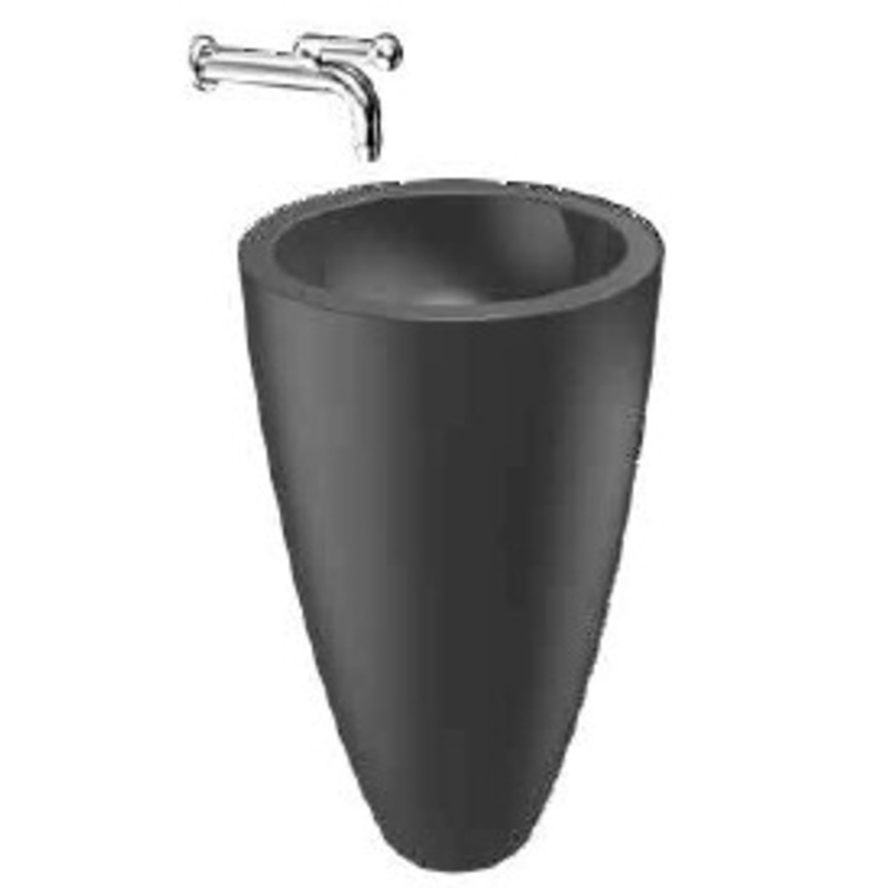 Chậu rửa mặt liền chân đặt sàn Platinum P.27.326