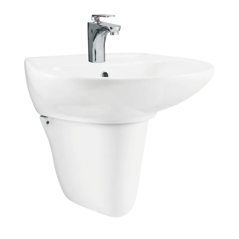 Chậu Lavabo Treo Tường Chân Lửng SanFi S507