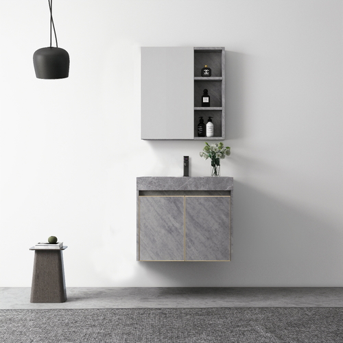 Bộ tủ chậu cao cấp đèn Led Mowoen MW6806S-60 600x480mm