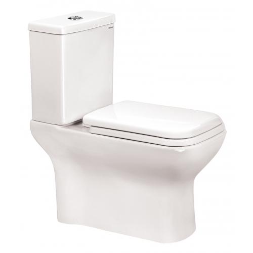 Bồn Cầu 2 Khối Xả Nhấn Ceravi C315 Nắp Êm