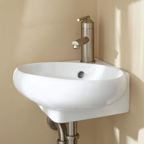 Chậu Lavabo Góc Ceravi CBG101
